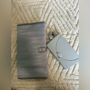 Gray Changing Pad and White Wipes Case